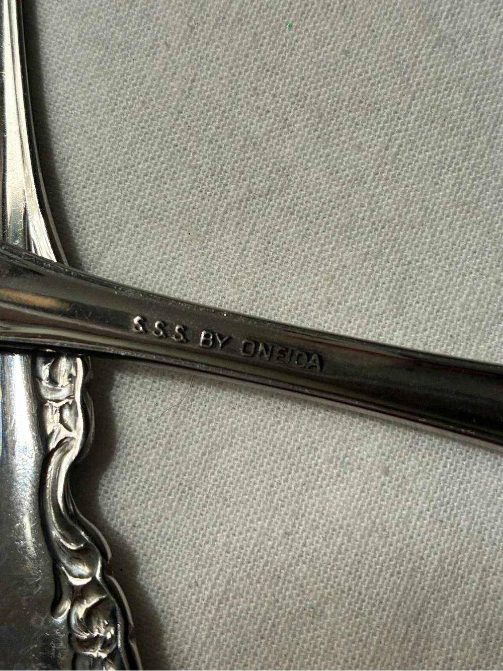 Oneida Community Stainless Serving Flatware  Possibly Brahms Spoons Ladle Fork